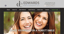 Desktop Screenshot of dredwardsortho.com